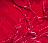 Hot Pink - Silk Velvet Fabric