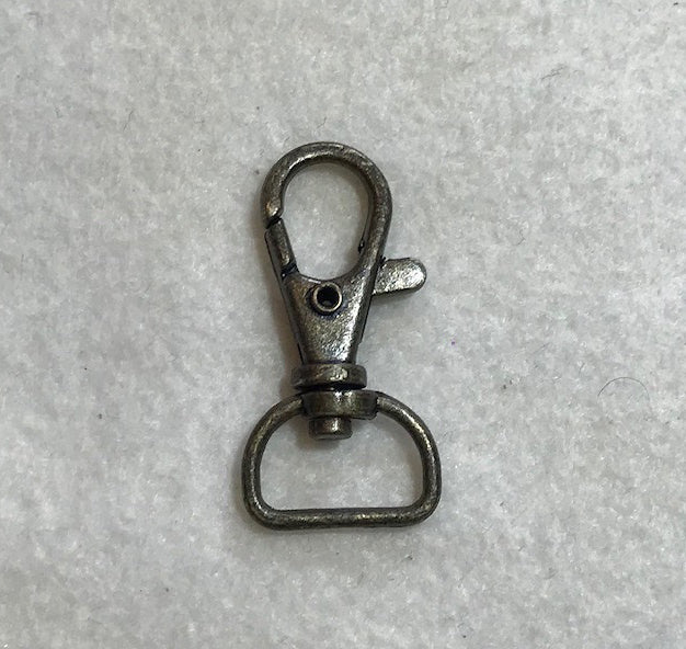 Antique Brass Carabiner Closure Latch with D-ring Purse Hardware - Dil –  Prism Fabrics & Crafts