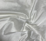 White - Silk Dupioni Fabric