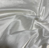 White - Silk Dupioni Fabric