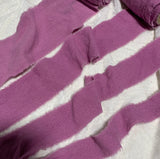 Hand Dyed Lilac 100% Silk Noil Ribbon ( 4 Widths to choose from)