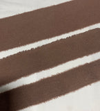 Hand Dyed Mahogany Brown 100% Silk Noil Ribbon ( 4 Widths to choose from)