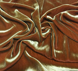Iridescent Golden Red - Silk Velvet