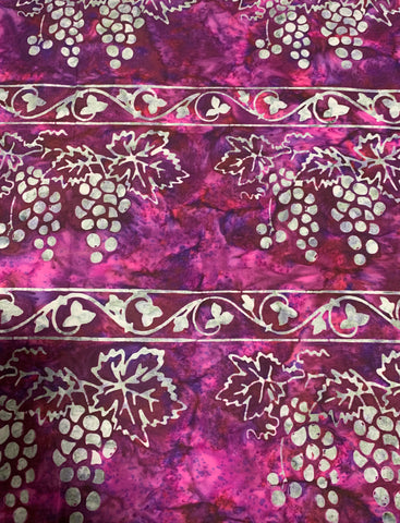 Wine Grapes - Vino- Banyan Batiks Cotton Fabric