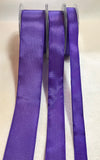 Purple Wired Taffeta Ribbon - Made in France (3 Widths to choose from)