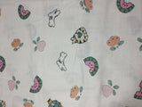 Country Watermelon Bunnies & Cats - Cotton Fabric