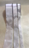 White Wired Taffeta Ribbon - Made in France (3 Widths to choose from)
