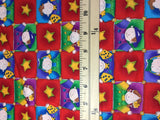 Red Kids Squares Check - Cotton House - Cotton Fabric
