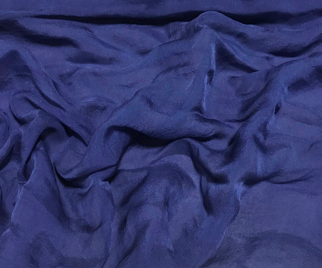 Dark Denim Blue - Hand Dyed Soft Silk Organza – Prism Fabrics & Crafts