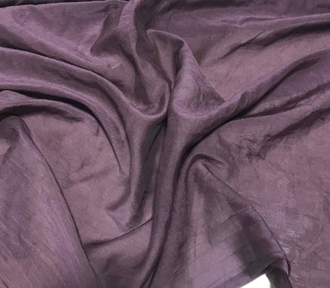 Chocolate Brown - Hand Dyed Silk/Cotton Voile