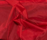 Scarlet Red - Silk Organza Fabric