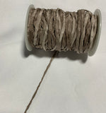 Hand Dyed Taupe 100% Pure Silk Cord