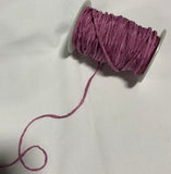 Hand Dyed Lilac 100% Pure Silk Cord