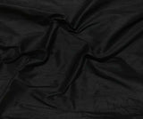 Black - Silk Dupioni Fabric