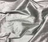 Silver - Silk Dupioni Fabric