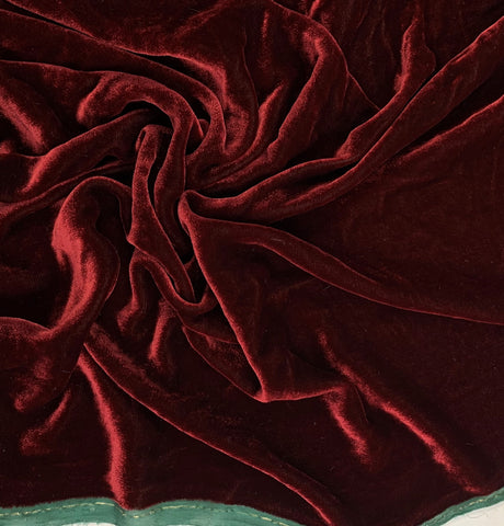 Iridescent Deep Red - Silk Velvet Fabric – Prism Fabrics & Crafts