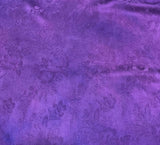 Lavender Purple Floral - Hand Dyed Silk Jacquard