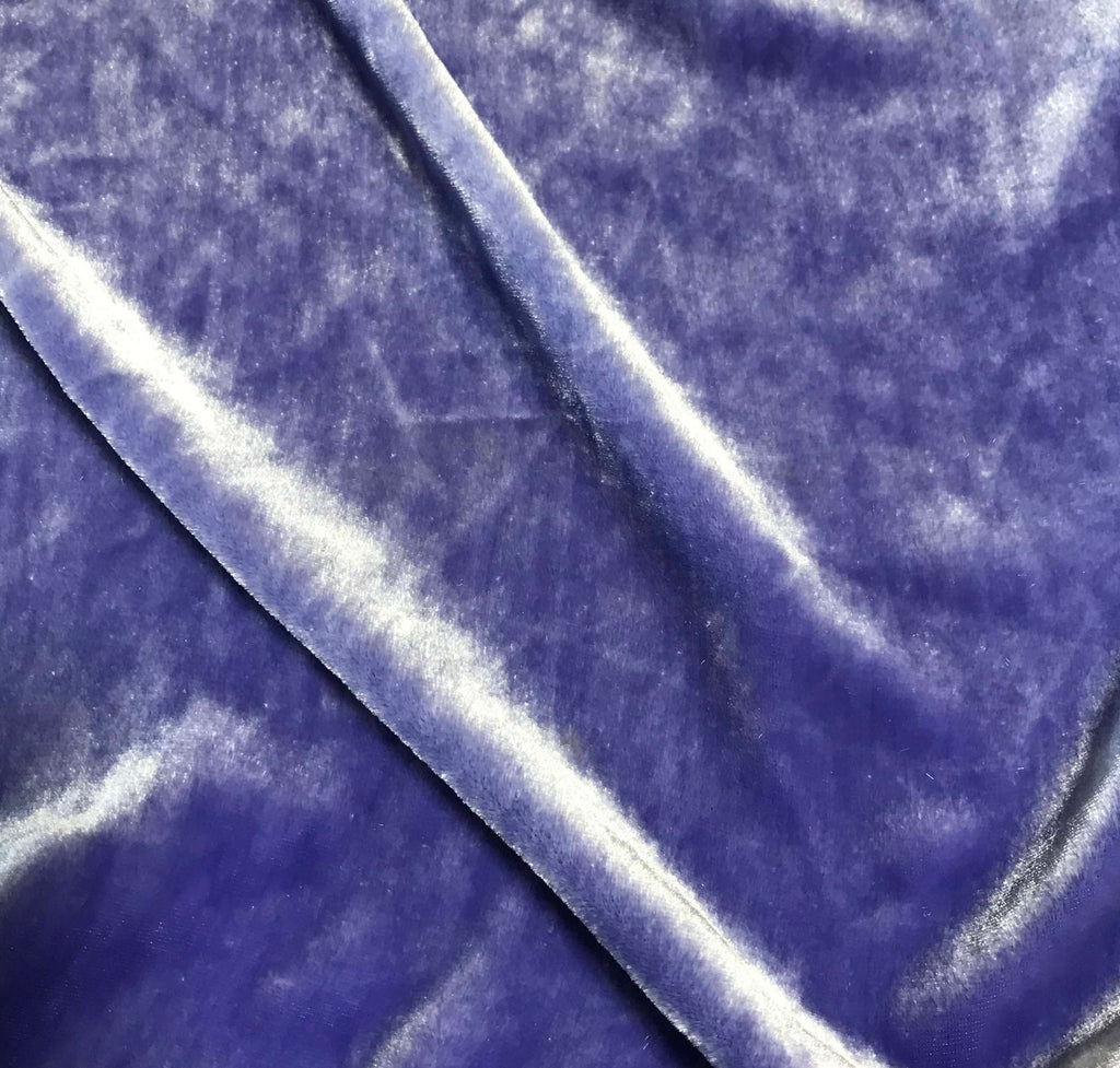 Iris Purple - Hand Dyed Silk Velvet