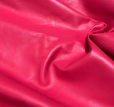 Hot Coral Pink - Lambskin Leather