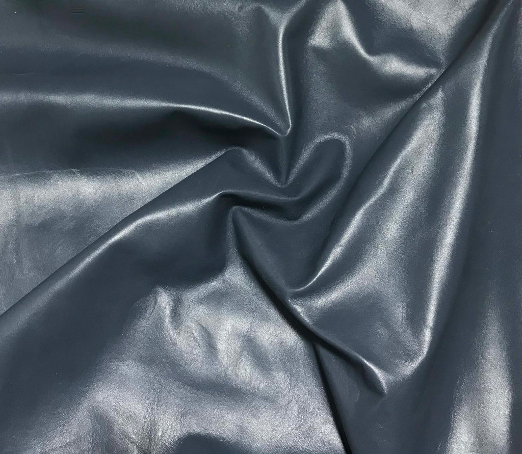 Dusty Midnight Blue - Lambskin Leather