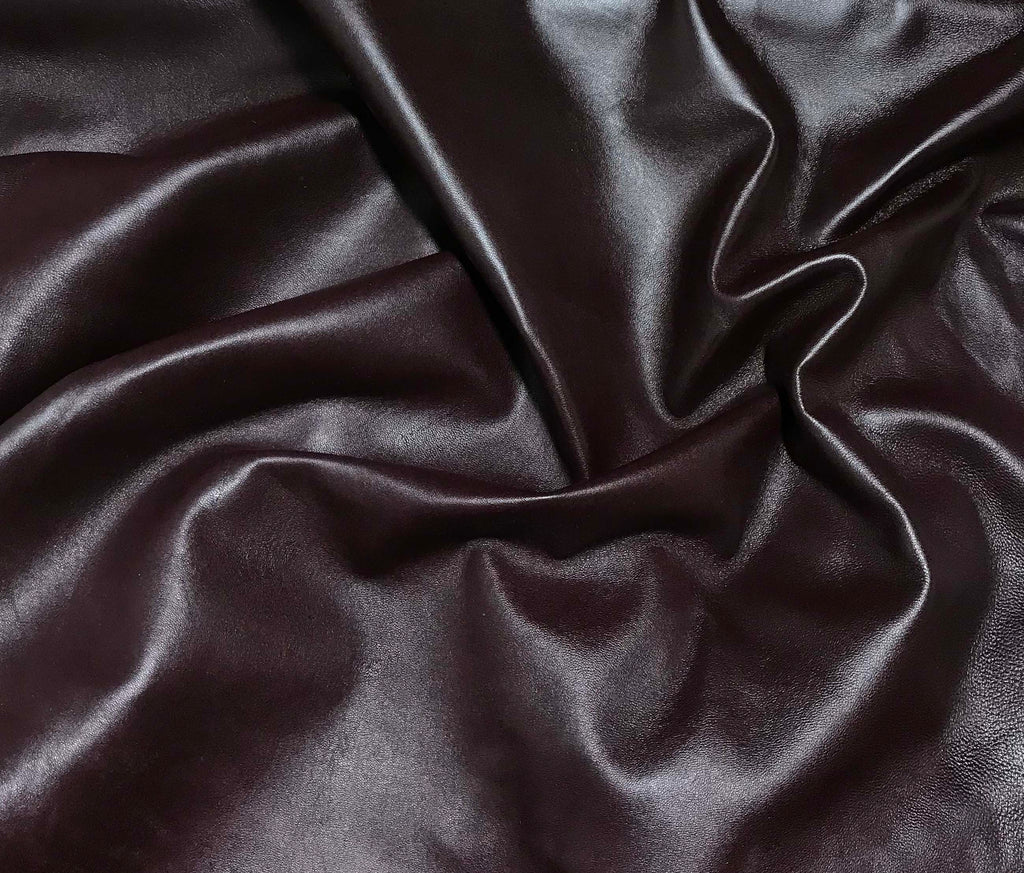 Dark Maroon - Lambskin Leather