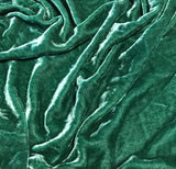 Evergreen - Hand Dyed Silk Velvet