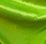 Neon Green - Faux Silk Taffeta Fabric