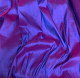 Royal Blue & Hot Pink - Silk Dupioni Fabric