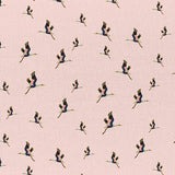Imperial Garden - Cranes Pink - Paintbrush Studio Cotton Fabrics