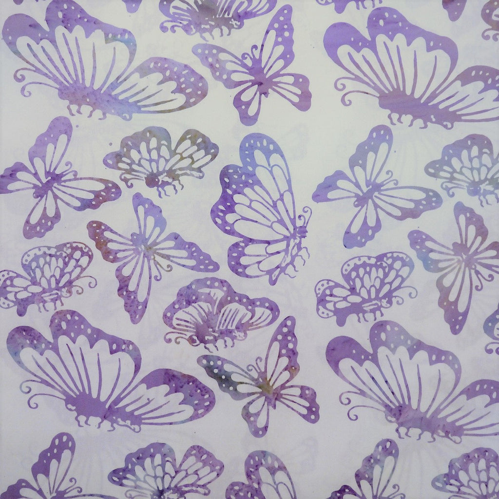 Jelly Frost Butterflies - Spring Awakening - Batik by Mirah Cotton Fabric