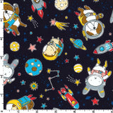 Costume Animal Astronaut - Kokka Japan Cotton Oxford Fabric