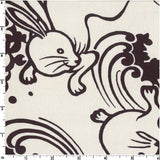 Traditional Japanese Rabbit - Kokka Japan Cotton Canvas Fabric