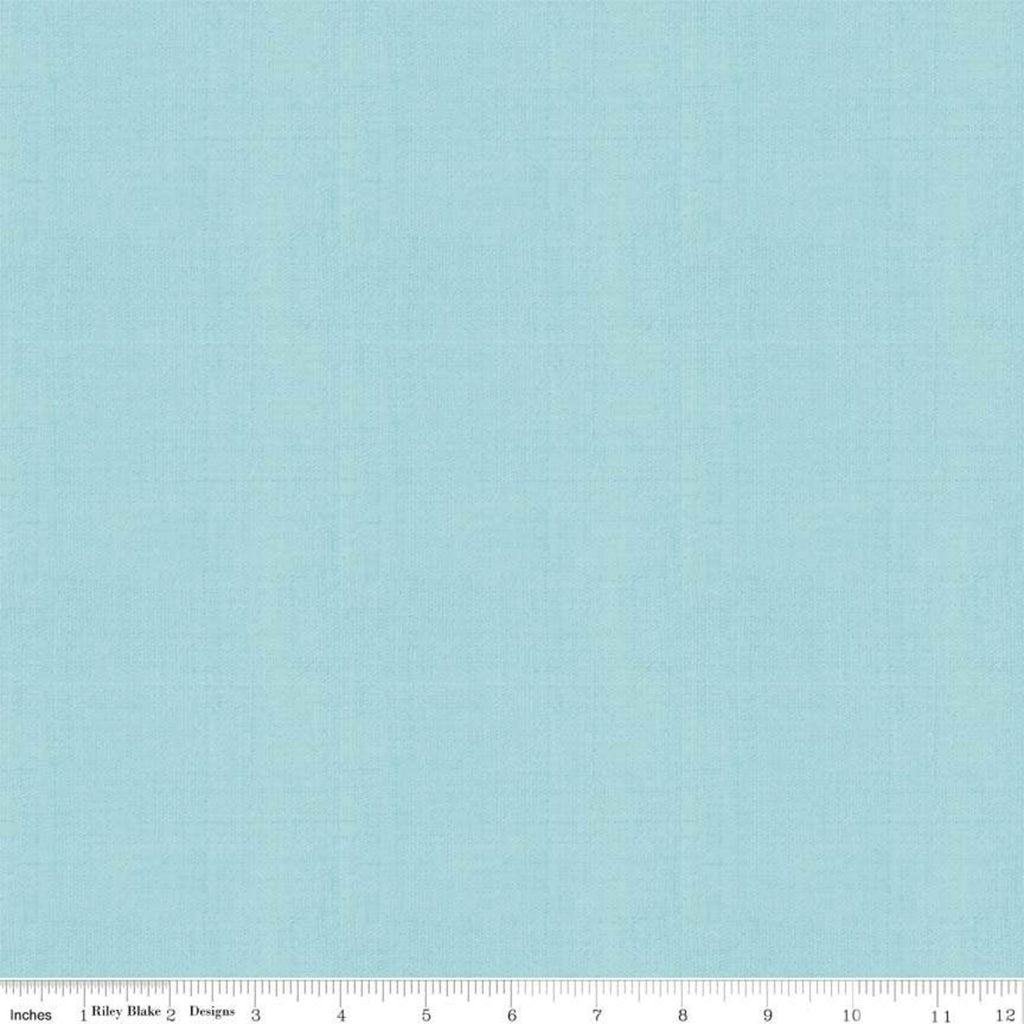 Aqua 55% Linen 45% Cotton - Riley Blake Fabric