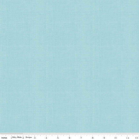 Aqua 55% Linen 45% Cotton - Riley Blake Fabric