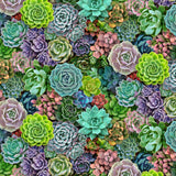 Landscape Medley Succulents - Elizabeth's Studio Cotton Fabric