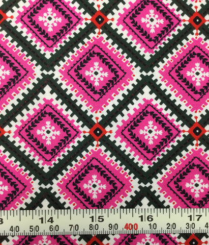 Light Pink Double Diamond Quilted Fabric (42 inches wide and sold by the  yard)