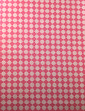 Riley Blake - Mini Quatrefoil Pink/Hot Pink - Cotton Quilting Fabric