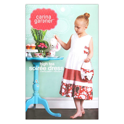 High Tea Soirèe Dress sz 2T-8 by Carina Gardner Sewing Pattern