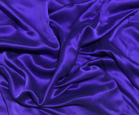 Royal Purple - Sandwashed Silk Charmeuse