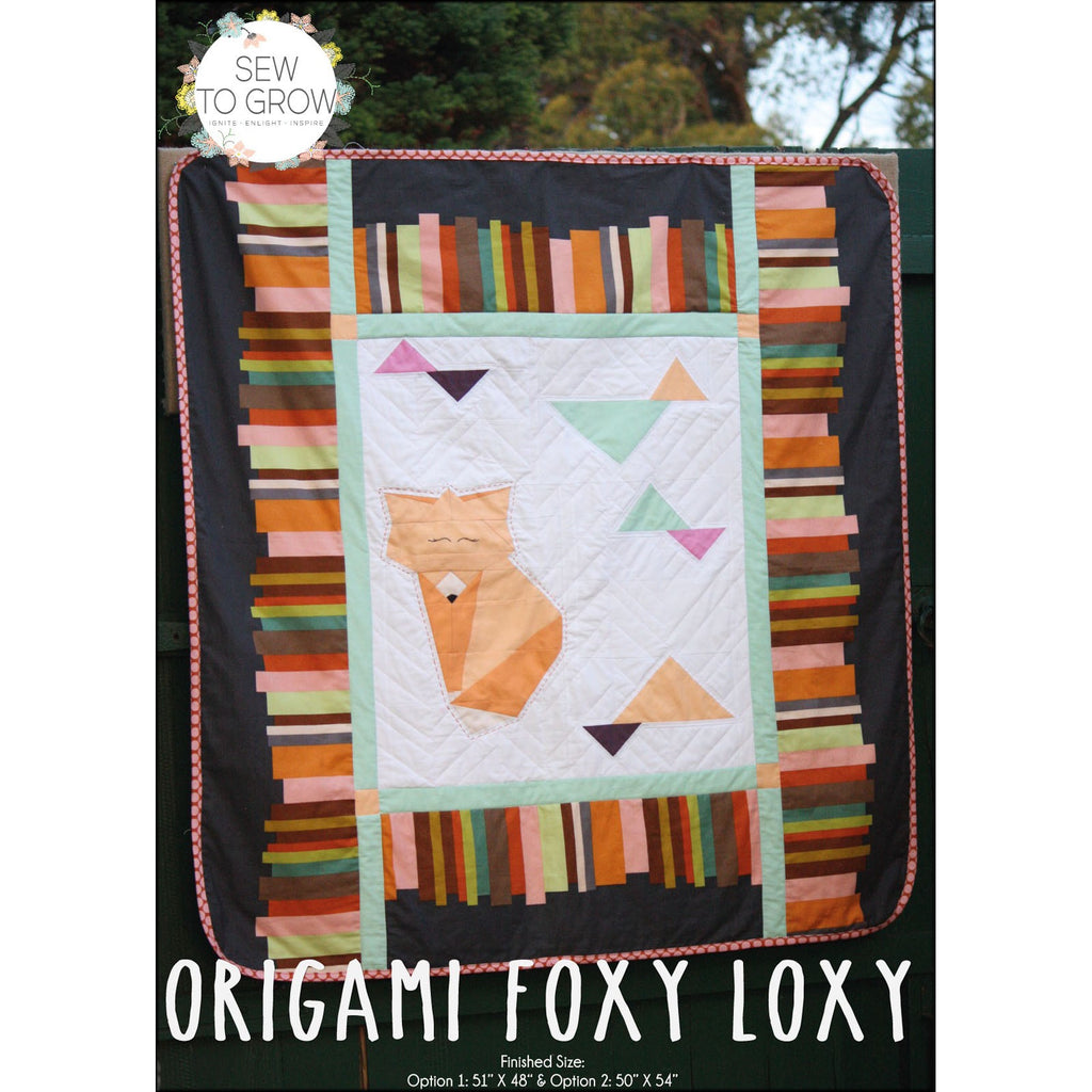 Origami Foxy Loxy - Quilt Pattern by Sew To Grow