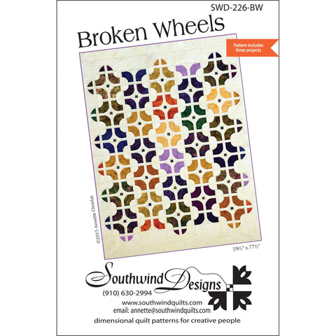 Broken Wheels Quilt Pattern - Southwind Designs