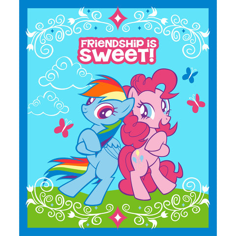 My Little Pony Friendship is Sweet Panel - Cotton Fabric