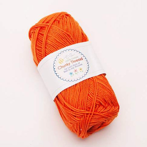 Autumn Orange Lori Holt Cotton Sport Weight Chunky Thread Yarn