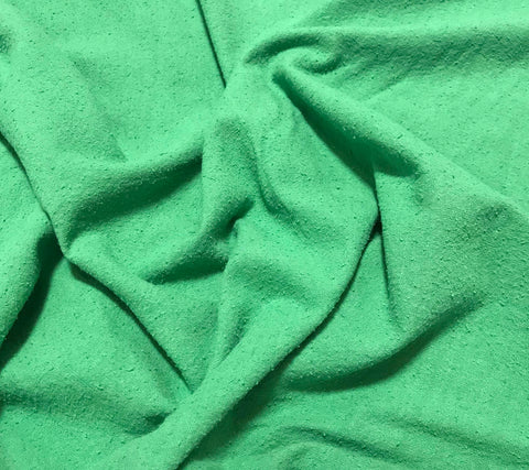 Spring Green - Hand Dyed Silk Noil