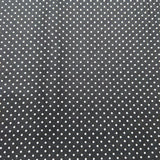 Swiss Dot on Black - White - Riley Blake Cotton Fabric
