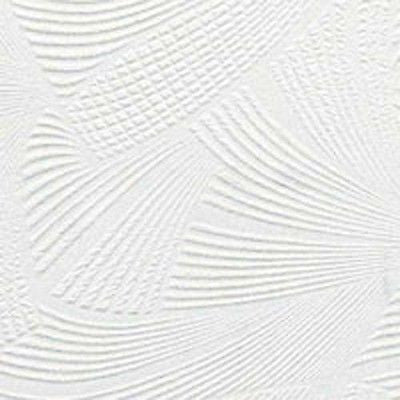 White Fans - Silk Matelasse Fabric