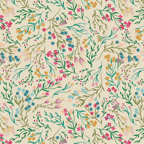 Windswept Illuminated - The Flower Society - Art Gallery Cotton Fabric