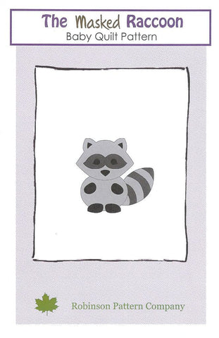 The Masked Raccoon - Baby Quilt Pattern by Robinson Pattern Co