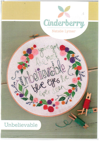 Unbelievable Embroidery Pattern - Cinderberry