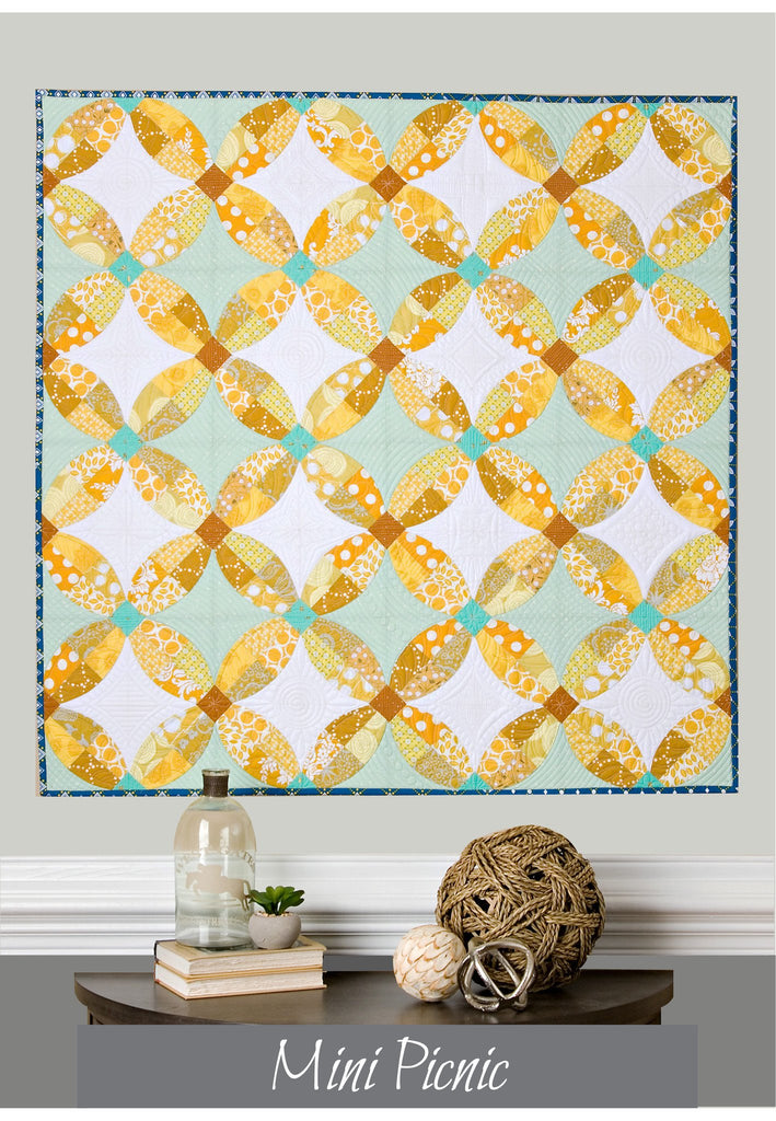 Mini Picnic Quilt Pattern - Sew Kind of Wonderful 36"x36"